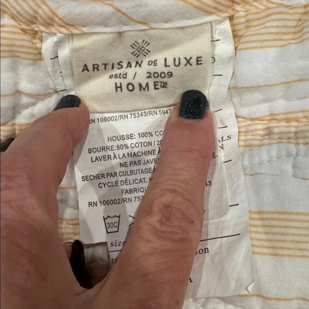 Artisan De Luxe Reversible Quilt Q SZ Pink/Yellow Pastels Floral Boho Cotton